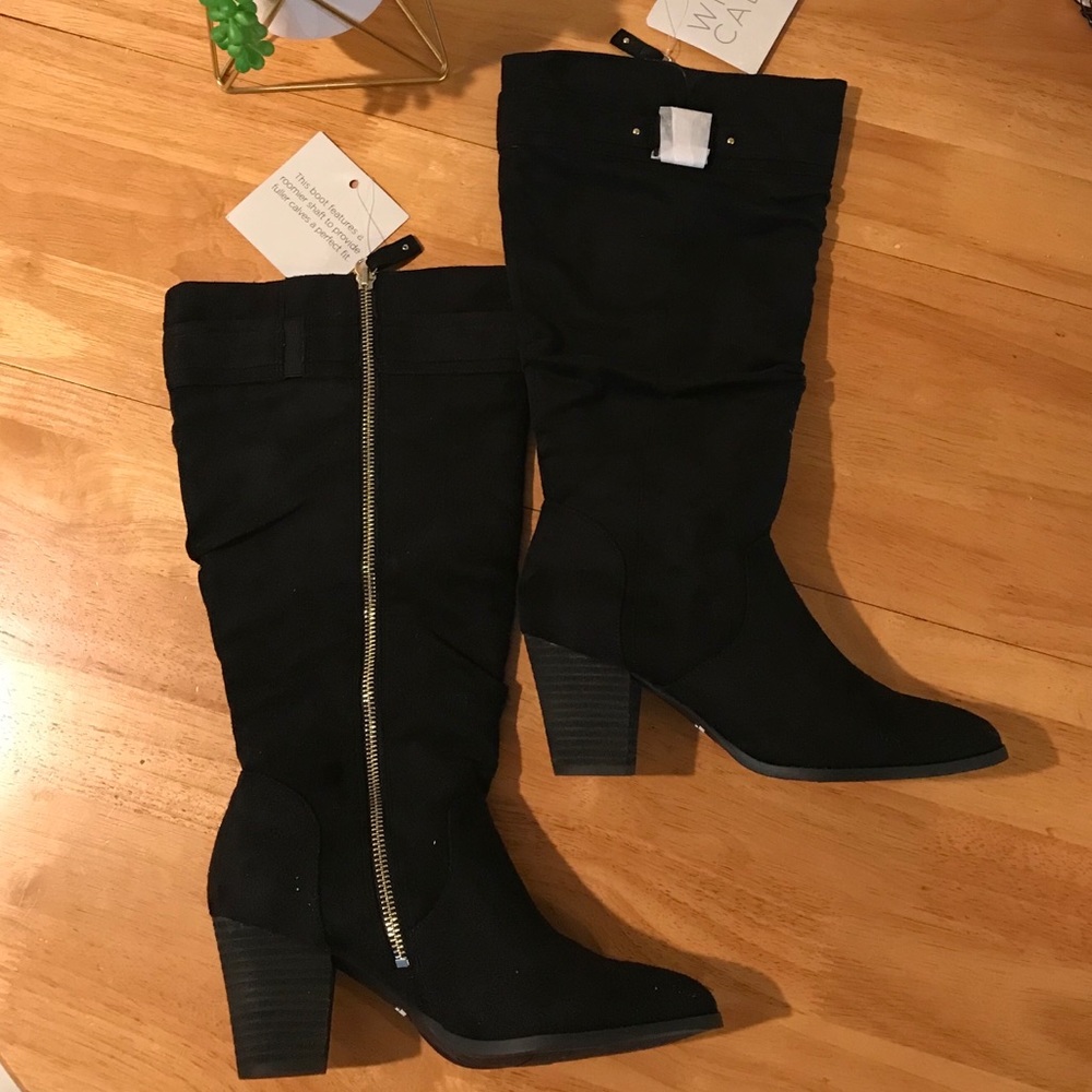 Dr. Scholl's Shoes Devote Wide Calf Riding Boot